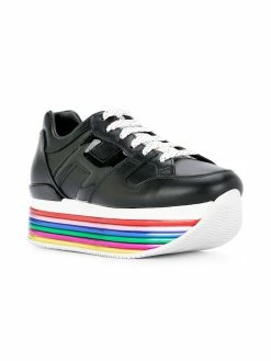 Hogan baskets à semelle plateforme