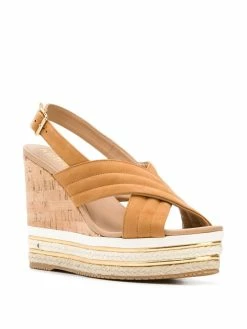 Hogan sandales compensées à bride arrière