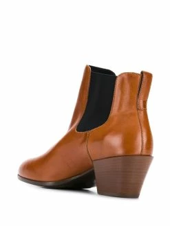 Hogan bottines à empiècements contrastants