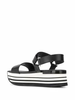 Hogan Sandales bicolores à plateforme Bon Rapport Coût-Efficacité femme 6 Hogan sandales bicolores à plateforme