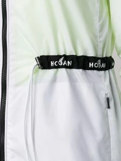 Hogan parka à capuche à lien de resserrage