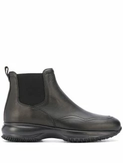Hogan bottines à logo embossé