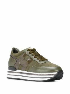 Hogan baskets à semelle à plateforme