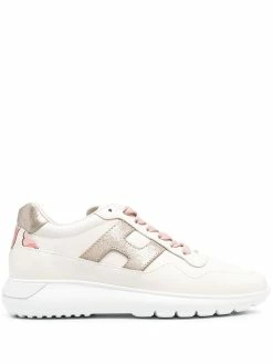 Hogan baskets à effet métallisé