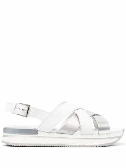 Hogan sandales à brides croisées