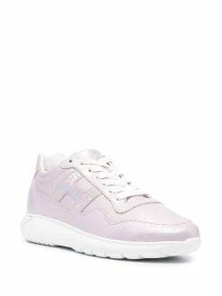 Hogan baskets à effet métallisé