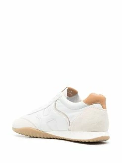 Hogan baskets à bords métallisés