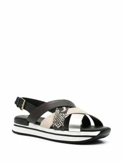 Hogan sandales Crossed à design à brides