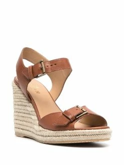 Hogan sandales compensées à détail de boucle