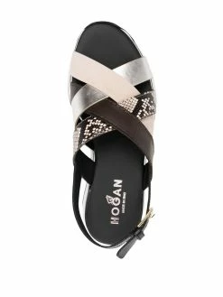 Hogan sandales colour block