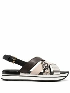 Hogan sandales colour block