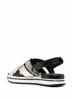 Hogan sandales colour block