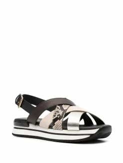 Hogan sandales colour block