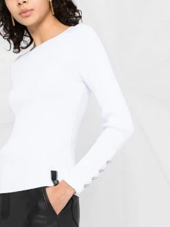 Hogan pull en maille nervurée