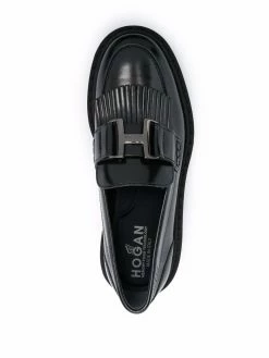 Hogan mocassins en cuir à boucle