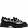 Hogan mocassins en cuir à boucle