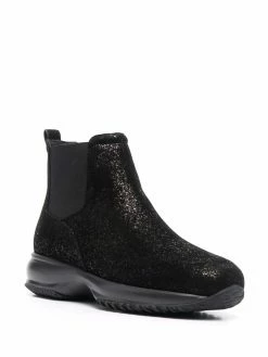 Hogan bottines Interactive en daim