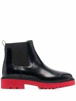 Hogan bottines chelsea à semelle contrastante