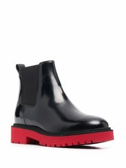 Hogan bottines chelsea à semelle contrastante