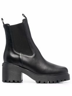 Hogan bottines à design à empiècements