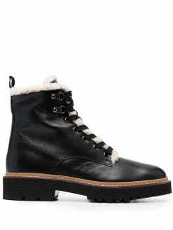 Hogan bottines fourrées à lacets