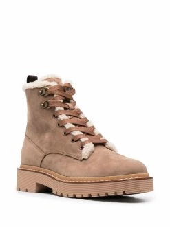 Hogan bottines fourrées à lacets