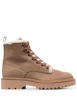 Hogan bottines fourrées à lacets