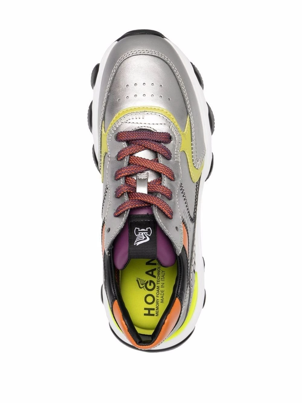 Prix Réduit Hogan Baskets H540 à empiècements contrastants femme 4 Hogan baskets H540 à empiècements contrastants