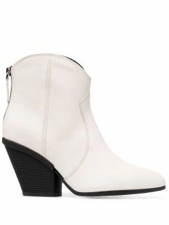 Hogan bottines d'inspiration western en cuir