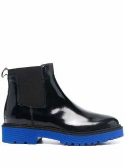 Hogan bottines chelsea à semelle contrastante