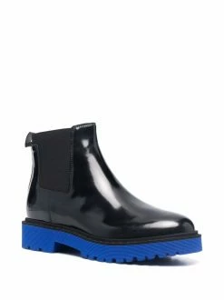 Hogan bottines chelsea à semelle contrastante