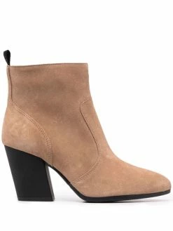 Hogan bottines en daim Ă bout pointu