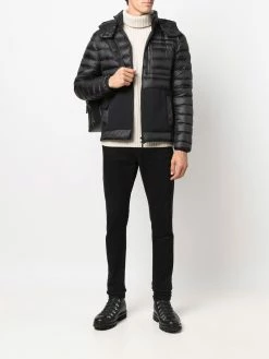 Hogan doudoune à poches plaquées