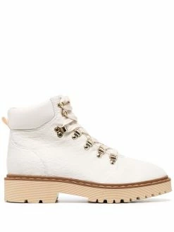 Hogan bottines lacées en fourrure