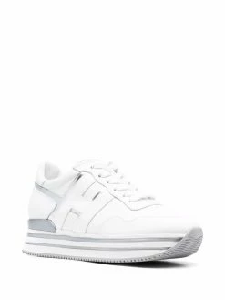 Hogan baskets H en cuir